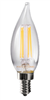 Keystone Technologies, Filament LED CA11 Bulb | 4.5W, E12, 2700K or 3000K, Clear Lens | KT-LED4.5FCA11-E12-9xx-C