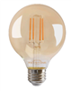 Keystone Technologies, Decorative, LED G25 Small Amber Globe Bulb, 5.5 Watt, E26 Base, 2200K-View Product