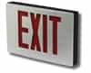 LED Die-Cast Aluminum Exit Sign | Red or Green Letter, White, Black or Aluminum Finish, 1 or 2 Sided | KZXTEU
