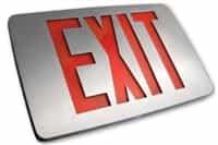 LED Thin Die-Cast Exit Sign - View Product