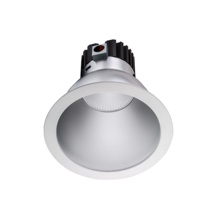 Alphalite, Commercial LED Downlight, Multi-Watt, CCT Adjustable, Damp Location Rated, 0-10V Dimmable, LCDL-4(27/20/14)-10V/8A-View Product