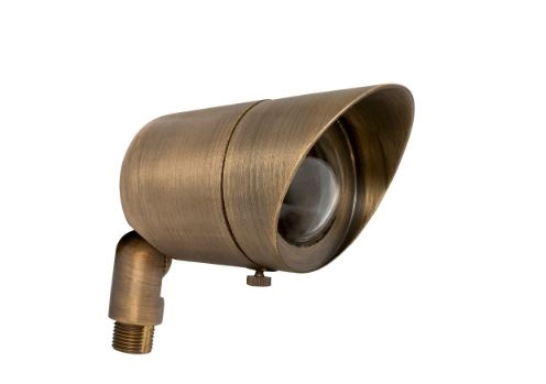 WestGate 12 Volt Cast Brass Directional Landscape Light | 5W MR16 Bulb, 3000K, Antique Bronze | LD-192-BZ