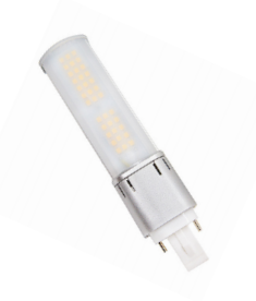Light Efficient Design, 2-Pin LED PL Lamp | 7W (13W CFL Equivalent), G23-2 Base, 2700K, Ballast Compatible & Bypass | LED-7311-27K-G3