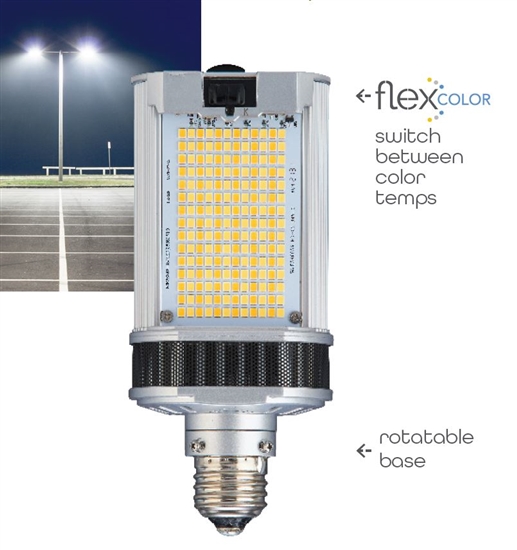 Light Efficient Design FlexColor LED Screw-In Retrofit Bulb | 50 Watt, E26 Base, Multi-CCT, Type B Ballast Bypass | LED-8087E345D-G4