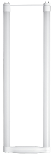 EiKO LED Direct Fit T8 U-Bend Lamps, Glass, G13, 1-5/8 in, 11.5 Watt, 5000K, LED11.5WT8F-U1-850-G8DR - View Product