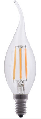 EiKO LED Advantage Filament BA11 Bulb, 4W, 2700K - View Product