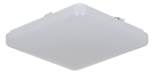 LED Square Cloud Luminaire, 12 Inch Diameter, 15 Watt, Dimmable, 4000K -View Product