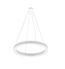 Alphalite, 24" Architectural Design LED Circle Pendant Light | Multi-Watt & Mutli-CCT, 0-10V Dimmable | LIR-24(75-60-45)-8A-WH