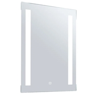 Westgate LED Touch Sensitive Mirror, 31 Watts, Selectable Color, Dimmable with Defogger Feature, LMIR-36-2028-MCT-DF