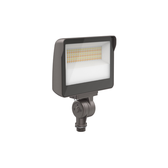 LEDone, Flood Light, Multi-Watt, Color-Selectable, Knuckle Mount, 0-10V Dimmable, Photocell Included, LOC-FL-MW(15/25/35)MCCT(30/40/50)D- View Product