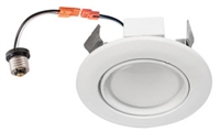 LEDone Adjustable Recessed Down Light, 4 Inch, 10 Watt, E26/GU24 Base, 3000K, Dimmable, Gimbal- View Product
