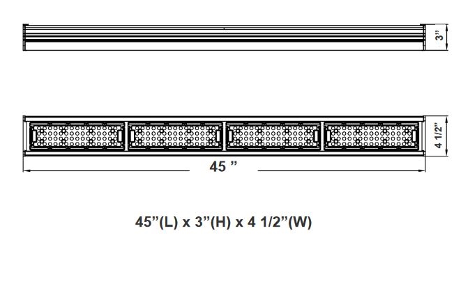 WestGate 4Ft. Outdoor LED Sign Light with Knuckle Mount 120W