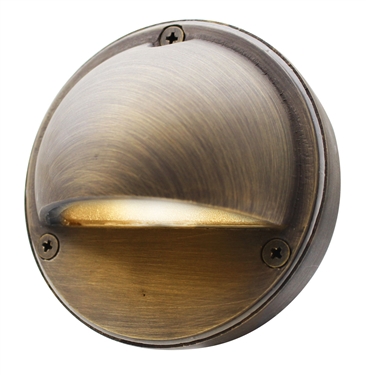 WestGate 12 Volt Step Light | Solid Brass Antique Bronze Finish, LED JC G4 Bi-Pin  Corn Lamp in 3000K | LS-158-BZ