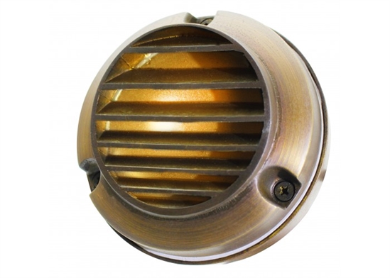 WestGate 12 Volt Step Light, Cast Solid Brass with LED JC G4 Corn Lamp Bipin- View Product