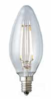 Archipelago LED Filament B10 Chandelier Bulb | 4.5W, E12 Base, 2400K, Clear Lens | LTB10C50024CB **Case of 12**