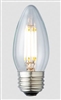 Archipelago LED Filament B10 Chandelier Bulb | 4.5W, E26 Base, 2700K, Clear Lens | LTB10C50027MB **Case of 12**