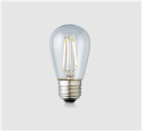 Archipelago LED 1W S14 Bulb, Medium Base, 2400K or 2700K, Clear or Frosted Lens, LTS14-100-MB