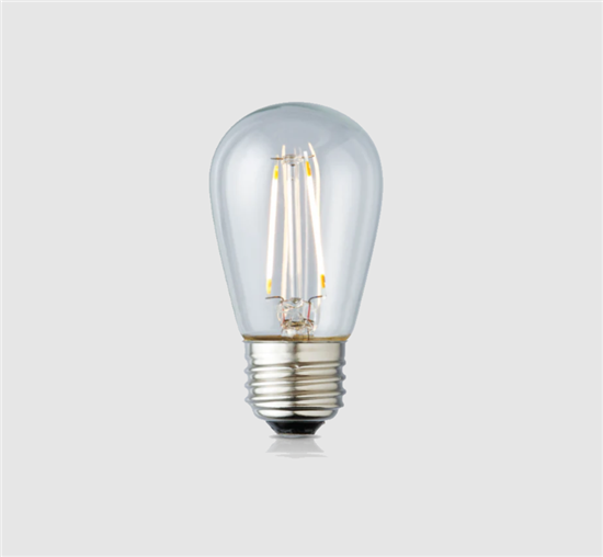 Archipelago LED 1W S14 Bulb, Medium Base, 2400K or 2700K, Clear or Frosted Lens, LTS14-100-MB