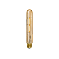 Archipelago LED Filament T10 Tubular Bulb | 2W (40W Equivalent), E26 Base, 2200K, Amber Lens | LTTB10V20022MB