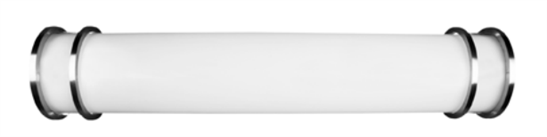 MaxLite, Architectural LED Vanity Bar | 2Ft., 30W, Multi-CCT, Brushed-Nickel Finish | ML8LA24ABN30CS