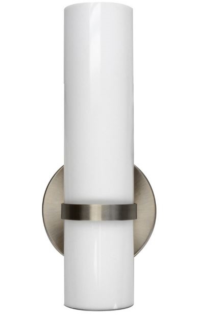 MaxLite, LED Fleming Wall Sconce | 12", 9W, 2700K, Brushed-Nickel Finish, TRIAC Dimming | ML9LAFBN09827