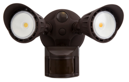 Halco, Security Flood Light, 20 Watt, 3000K, 0-10V Dimmable, Bronze Finish-View Product