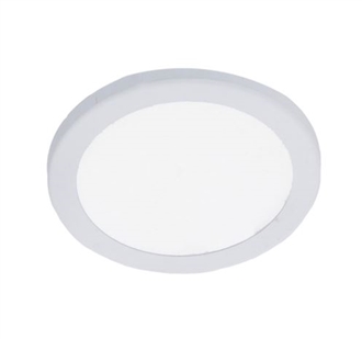 WestGate 12V Slim LED Puck Light | 4", 3.5W, 3000K, White Finish | PL12R-30K-WH