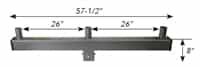 WestGate Square (triple) Vertical Tenon, 4 Inch - View Product