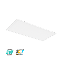 Portor Lighting 2x4 LED Flat Pane | Multi-Watt (30W,40W,50W), Multi-CCT, 0-10V Dimming | PT-BLP8-24-3CP
