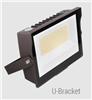 Portor Lighting LED Flood Light, 105 Watts, Selectable Color, U-Bracket, Dimmable, PT-FLS1-105W-3CCT-UM- View Product