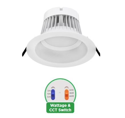 MaxLite, Universal Downlight, 8 Inch, Multi-Watt, Multi-Color, 0-10V Dimming- View Product