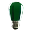 Halco, S14 Green LED Sign Lamp | 1.4W, Medium E26 Base, Wet Location Rated | S14GRN1C-LED