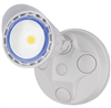 WestGate LED Security Light | 10W, 3000K, Powder-Coated White | SL-10W-30K-WH-D