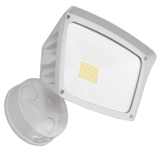 WestGate LED Security Light | 28W, 5000K, White Finish | SL-28W-50K-WH-D