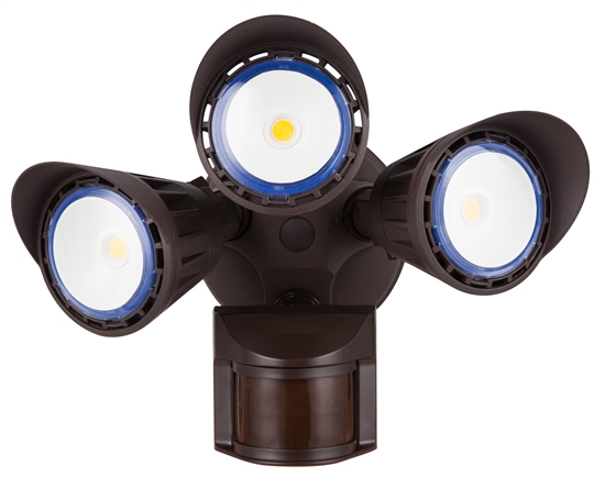 WestGate Security Lights, 30 Watt with PIR Sensor, 3000K, Bronze Finish- View Product