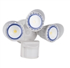 WestGate Security Lights with Motion Sensor | 30 Watt,  5000K, Powder-Coated White Finish | SL-30W-50K-WH-P