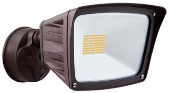 WestGate LED Security Light | 40W, 3000K, Bronze Finish | SL-40W-30K-BZ-D