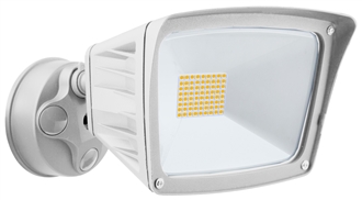WestGate LED Security Light | 40W, 5000K, White Finish | SL-40W-50K-WH-D
