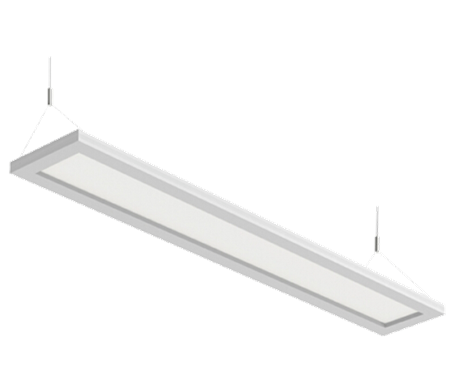 WestGate 4Ft. Suspended LED Up/Down Panel Light | 40W (20W Up, 20W Down), 3500K, 0-10V Dimming | SPL-4FT-40W-35K-D