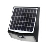 SOLTECH, Solar Wall Pack Light with Adjustable Panel | 15W, 4000K, Wall Mount, Built In Motion Sensor, Black Finish | STL-SWL154WMBK