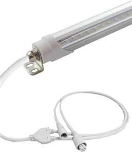 WestGate 5Ft. LED Refrigerator Tube Lamp | 120-277V or Ballast Compatible, 22W, 5000K, Clear Lens | T-RFG-5FT-22W-50K-C (Case of 25)