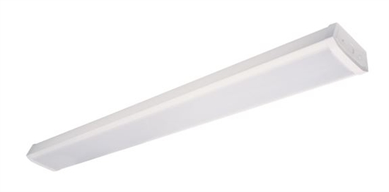 WestGate LED Wrap-Around Light Fixture | 4Ft, 40W, 3000K, 0-10V Dimming | WAE-4FT-40W-30K-D