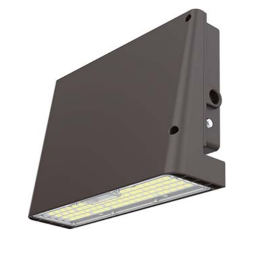 LED Lighting Wholesale Inc. Slim Full Cut Off LED Wall Pack | Multi-Watt (43W,62W,84W,103W), Multi-CCT, Dark Bronze Finish | WALLPACK15100W27VDDK