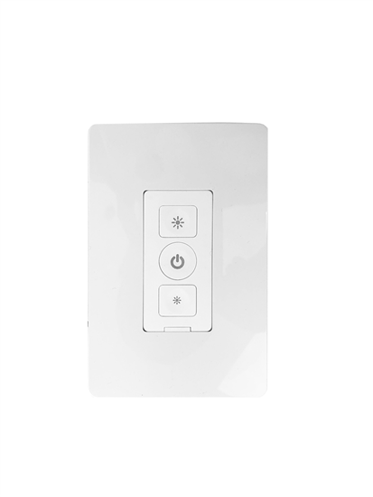 Westgate, Bluetooth Controlled Light Switch | Wall Mount, White Finish, 0-10V Dimming,  | WEC-SW-PB1-010V-BT