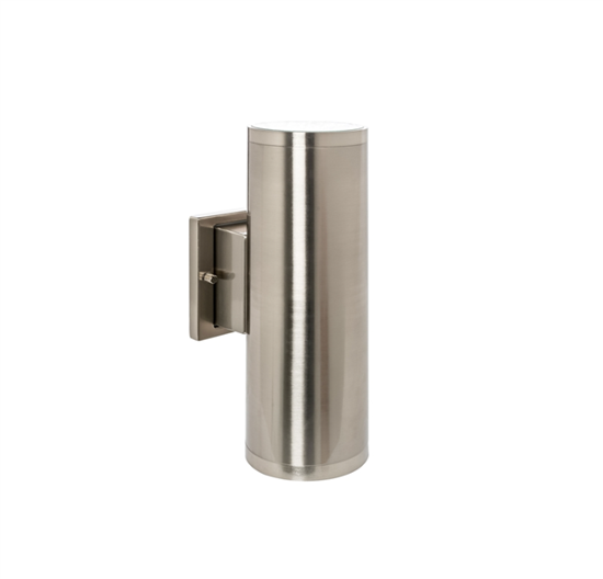 WestGate 4" LED Up/Down Cylinder Light | 4", 20W, 5000K, Brushed Nickel Finish | WMC-UDL-50K-BN