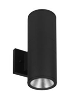 WestGate 4" LED Up/Down Cylinder Light | 4", 30W, Multi-CCT, Black Finish | WMC-UDL-MCT-BK-DT