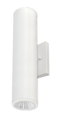 WestGate 2" LED Up/Down Cylinder Light | 2", 12W, Multi-CCT, White Finish | WMC2-UDL-MCT-WH-DT