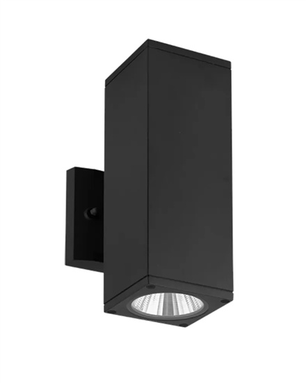 WestGate, Square LED Up/Down Cylinder Wall Light , 24 Watt, RGBW+ CCT, Triac Dimmable, 120V Only | WMCS-UDL-RGBW-BK -View Product