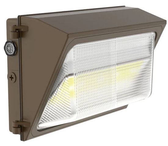 Westgate Builder Series LED Wall Pack | Selectable Wattage (25W,45W,65W) Selectable Color, Integrated Photocell, Bronze Finish | WMXE-MD-25-65W-MCTP-P