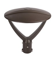 LED UFO Post-Top Area Light | Multi-Watt (30W,50W,60W), Multi-CCT,Mounts to 3" Pole Top, Type V Lens | YR-TP421-30-60W-MTCP